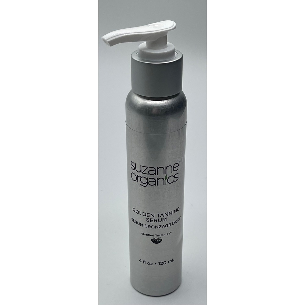 Suzanne Organics Golden Tanning Serum 4oz Sunless Bronzer‎ Certified ToxicFree